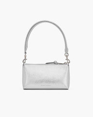 The Metallic Snapshot Convertible Shoulder Bag Silver