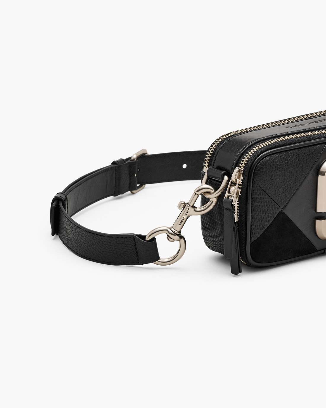 The Suede Patchwork Snapshot Black Multi