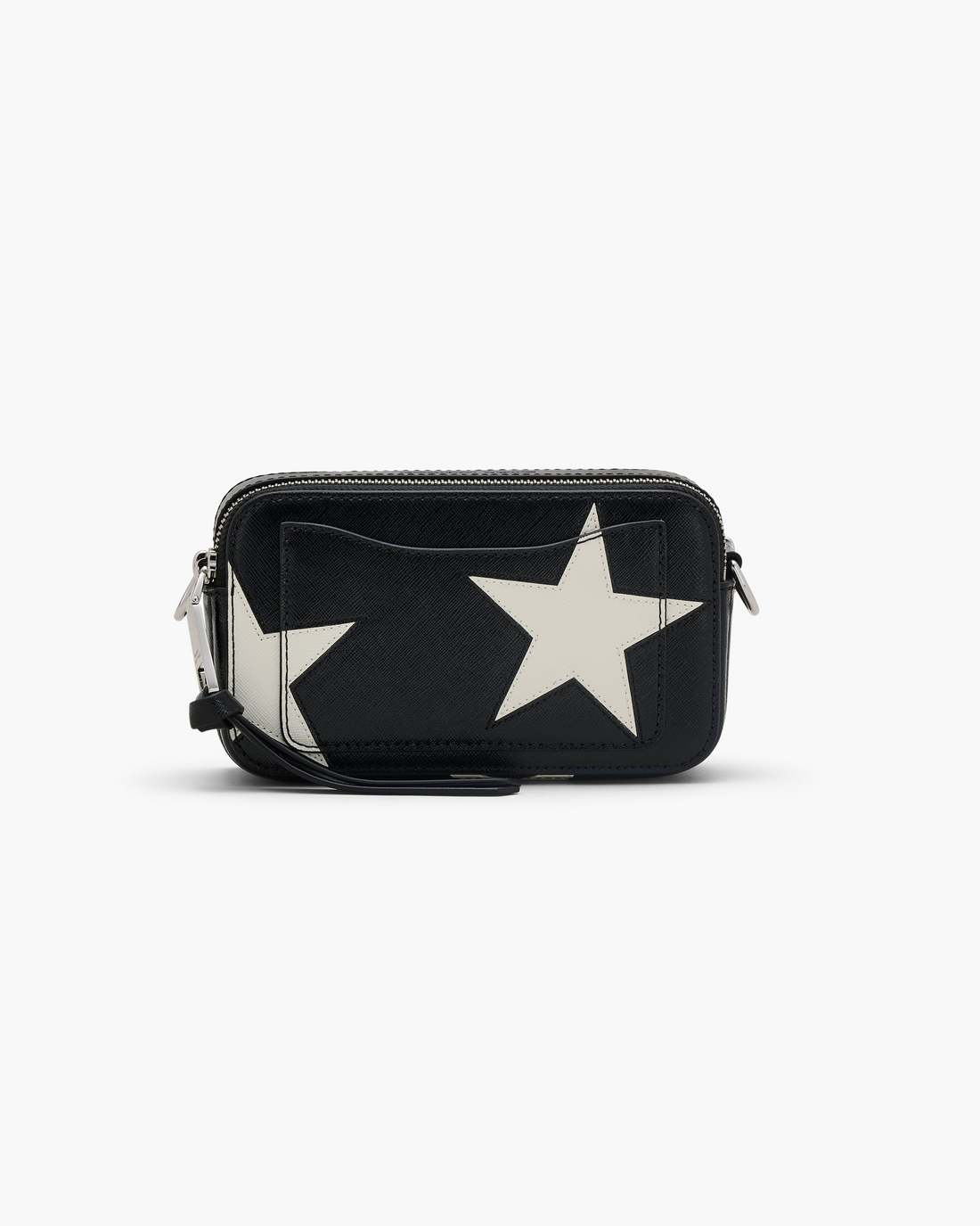 The Star Patchwork Leather Snapshot Black/White