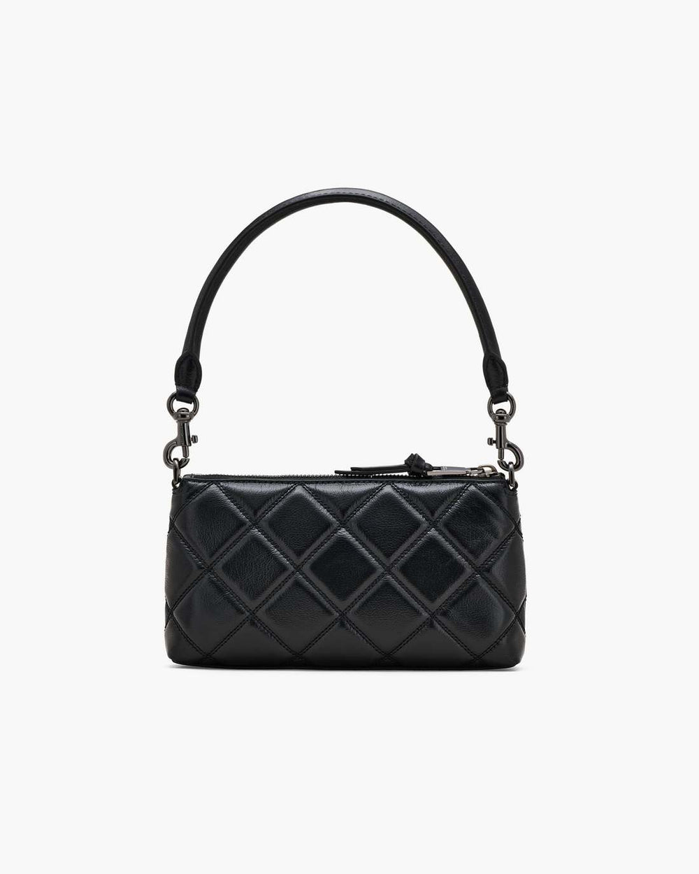 The Quilted Snapshot Convertible Shoulder Bag Black