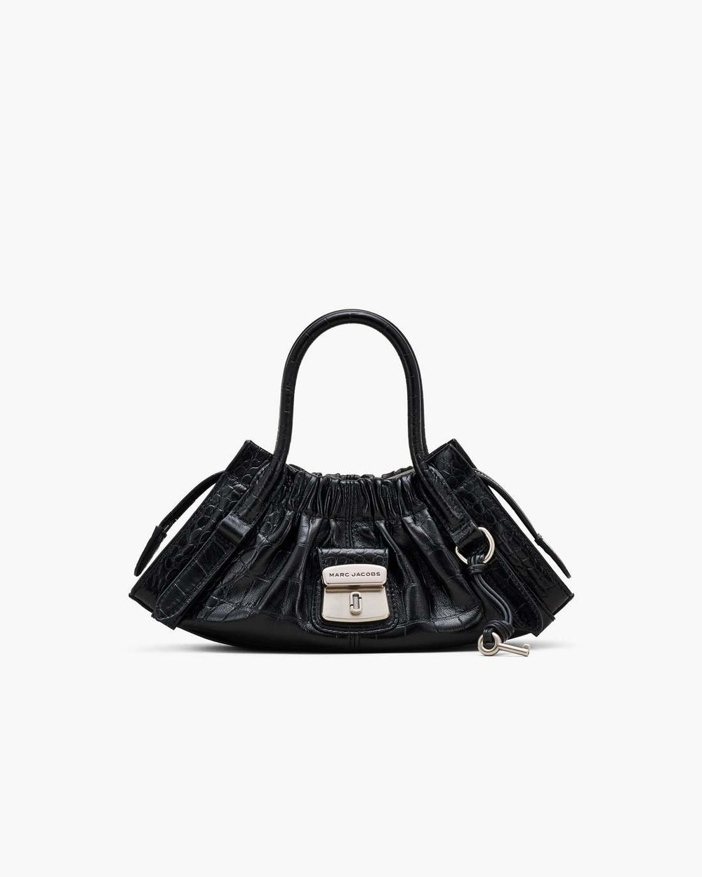 The Croc Cristina Small Satchel Black