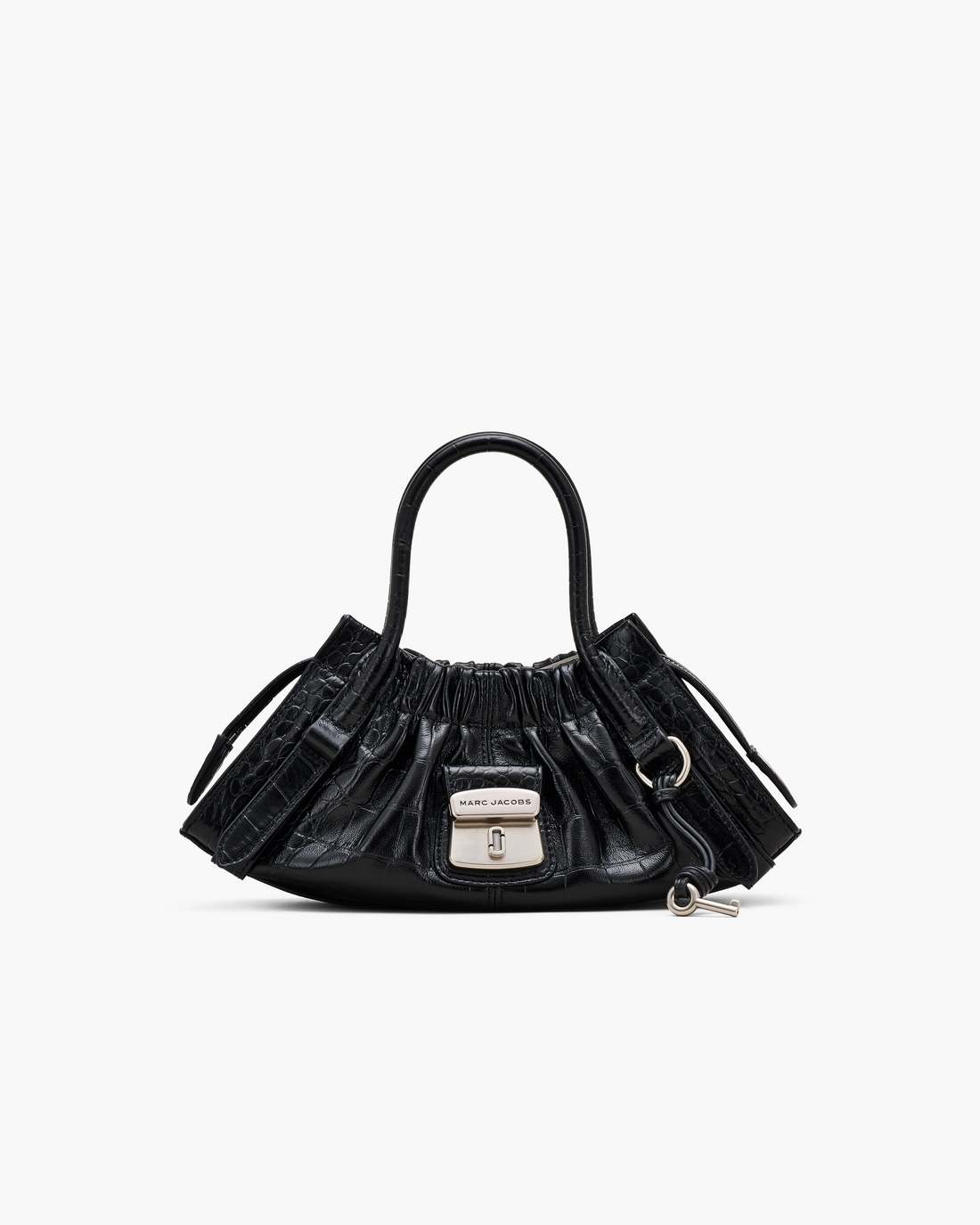 The Croc Cristina Small Satchel Black