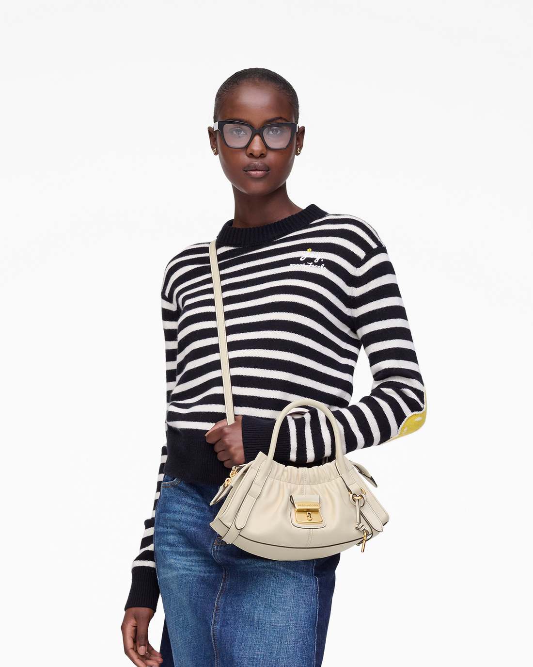 The Cristina Small Satchel Ivory