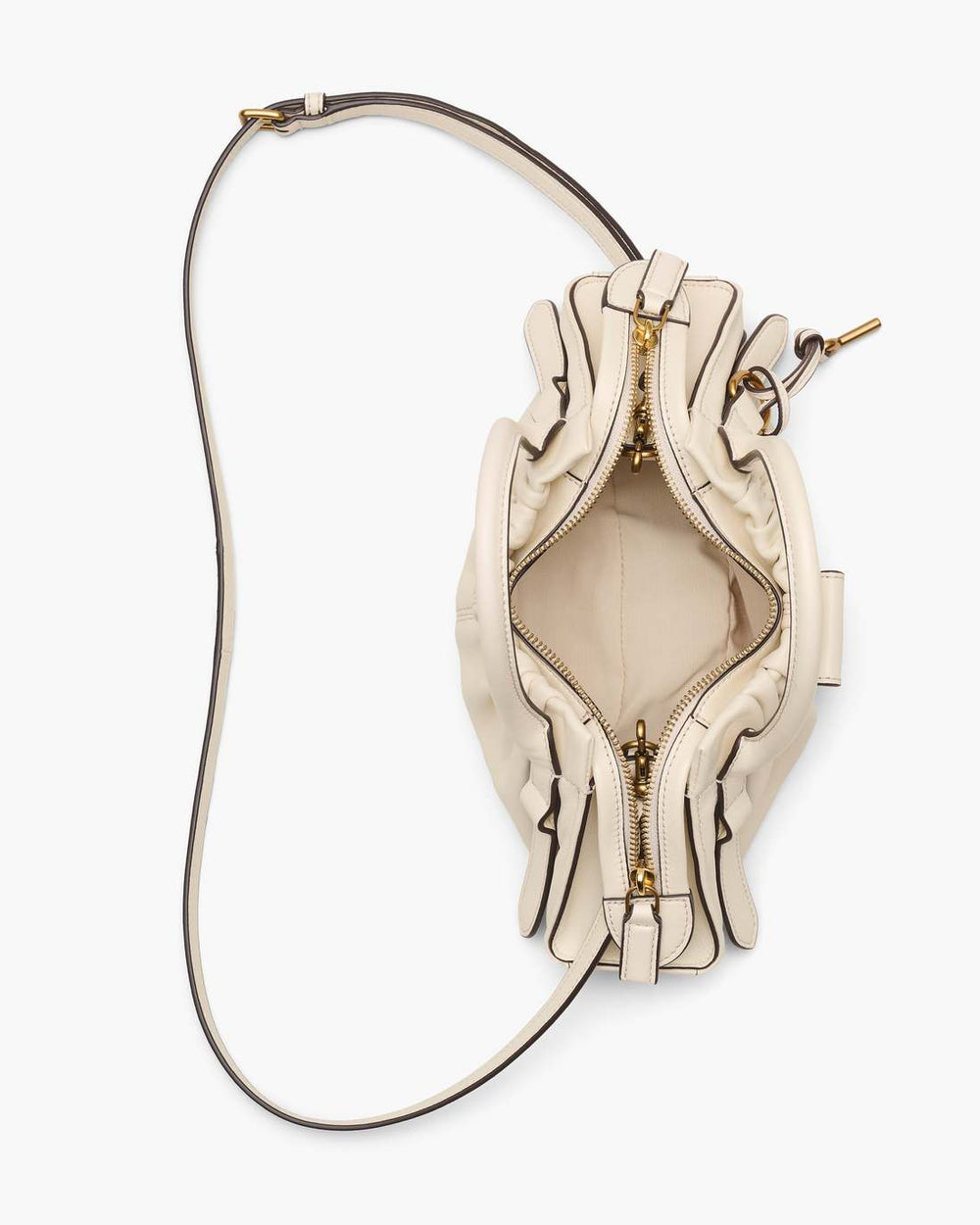 The Cristina Small Satchel Ivory