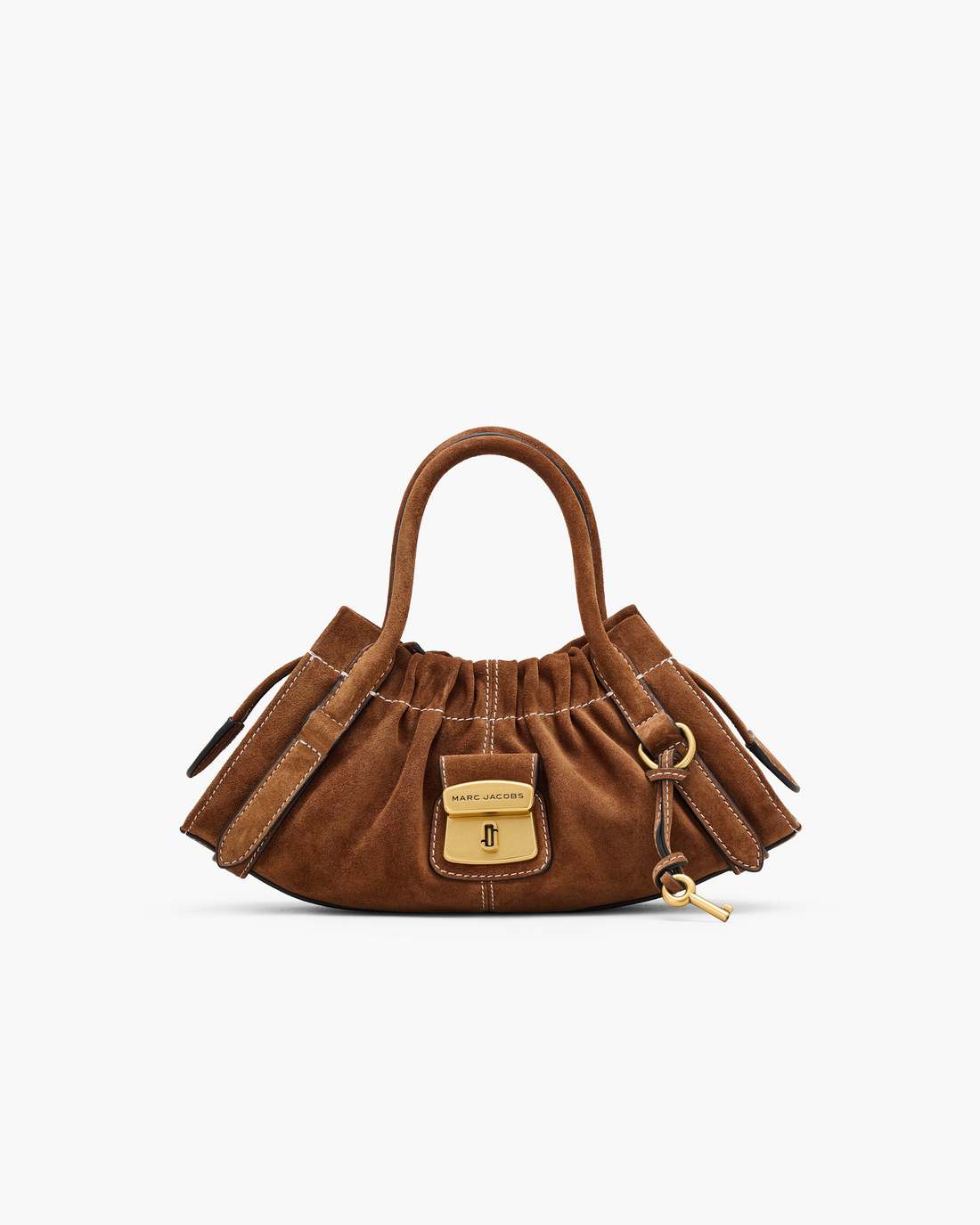 The Suede Cristina Small Satchel Copper