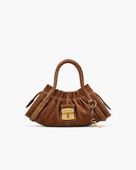 The Suede Cristina Small Satchel Copper