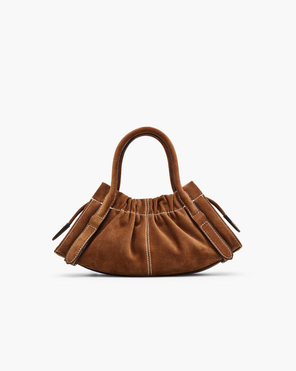 The Suede Cristina Small Satchel Copper