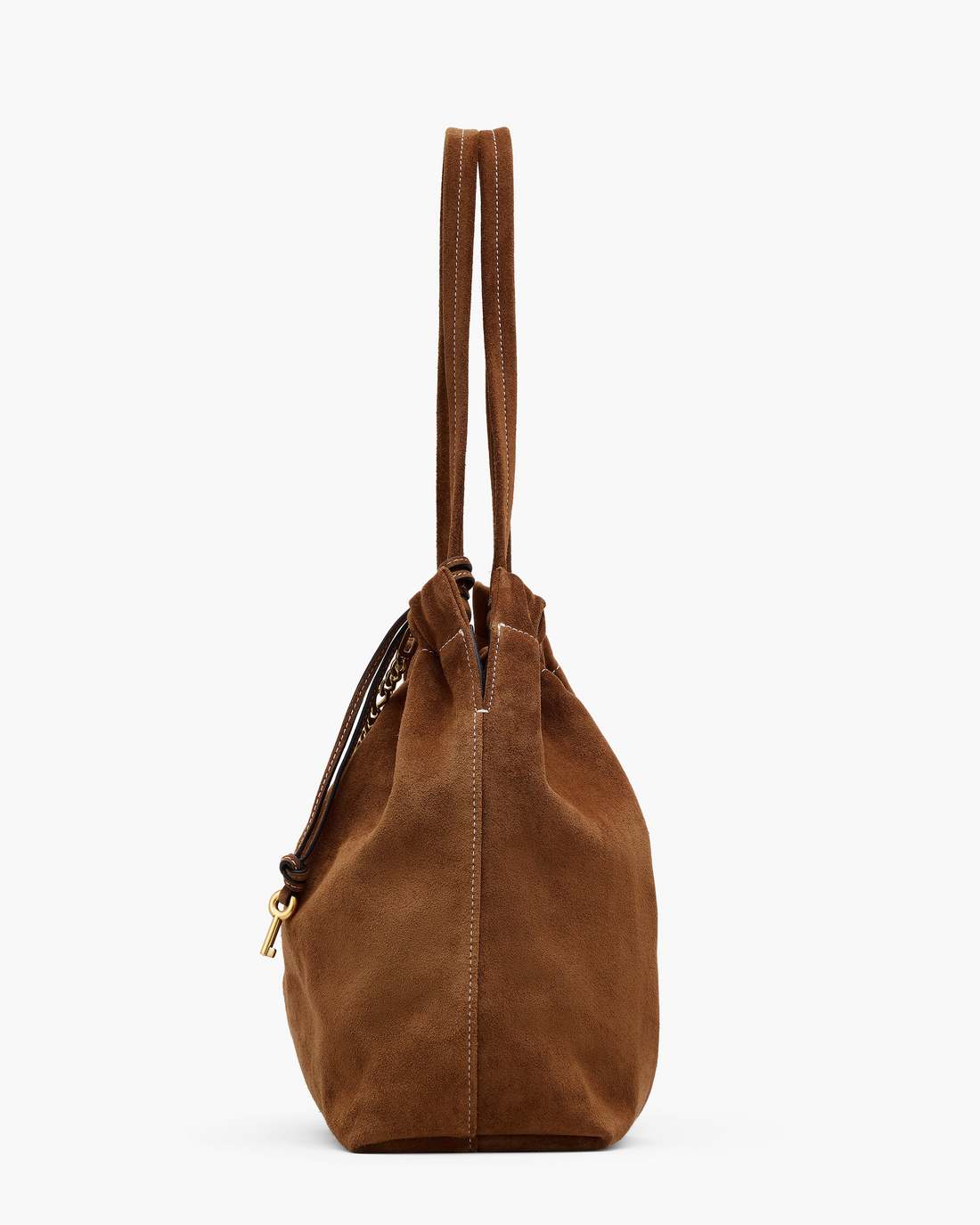 The Suede Cristina Tote Copper