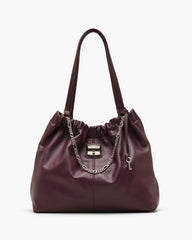 The Cristina Tote Dark Plum