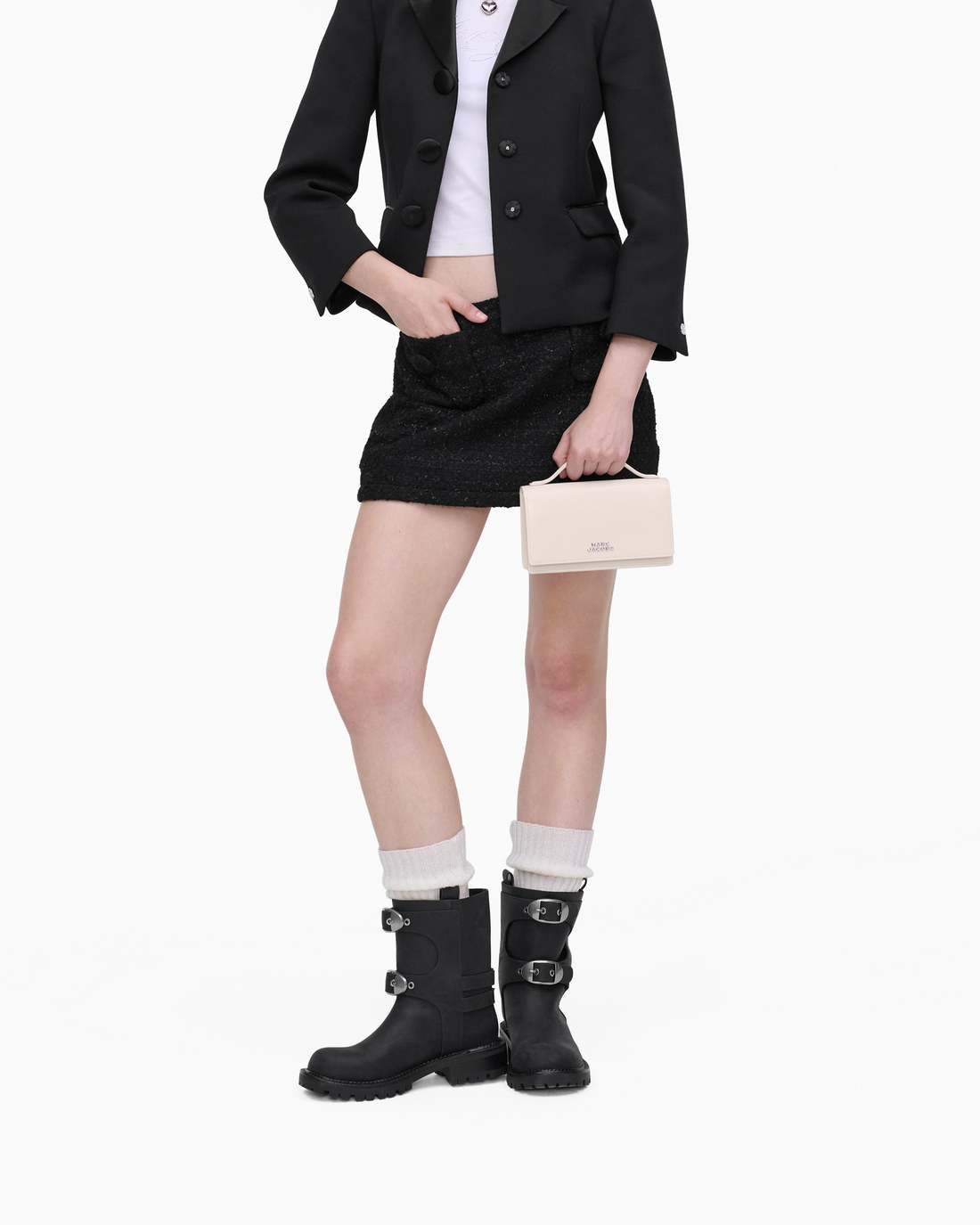 The Glam Mirror Mini Bag Cotton White