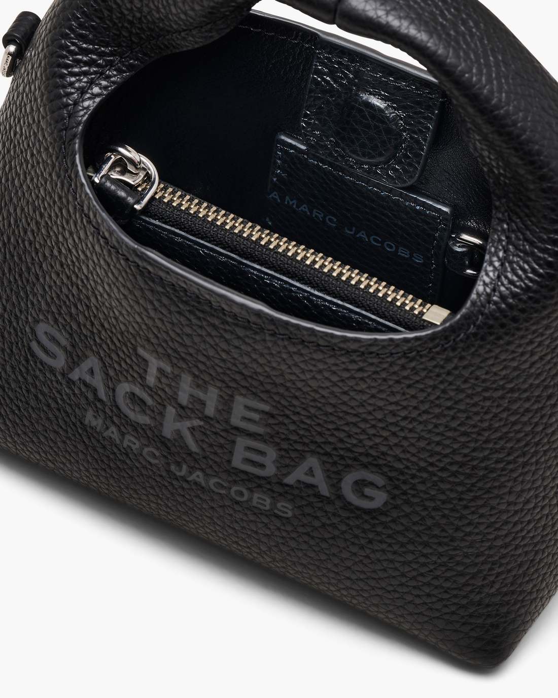 The Micro Crossbody Sack Bag Black