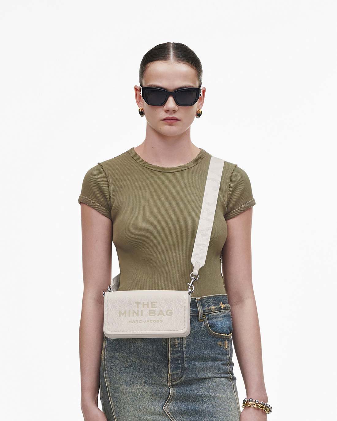 The Leather Mini Bag Cotton