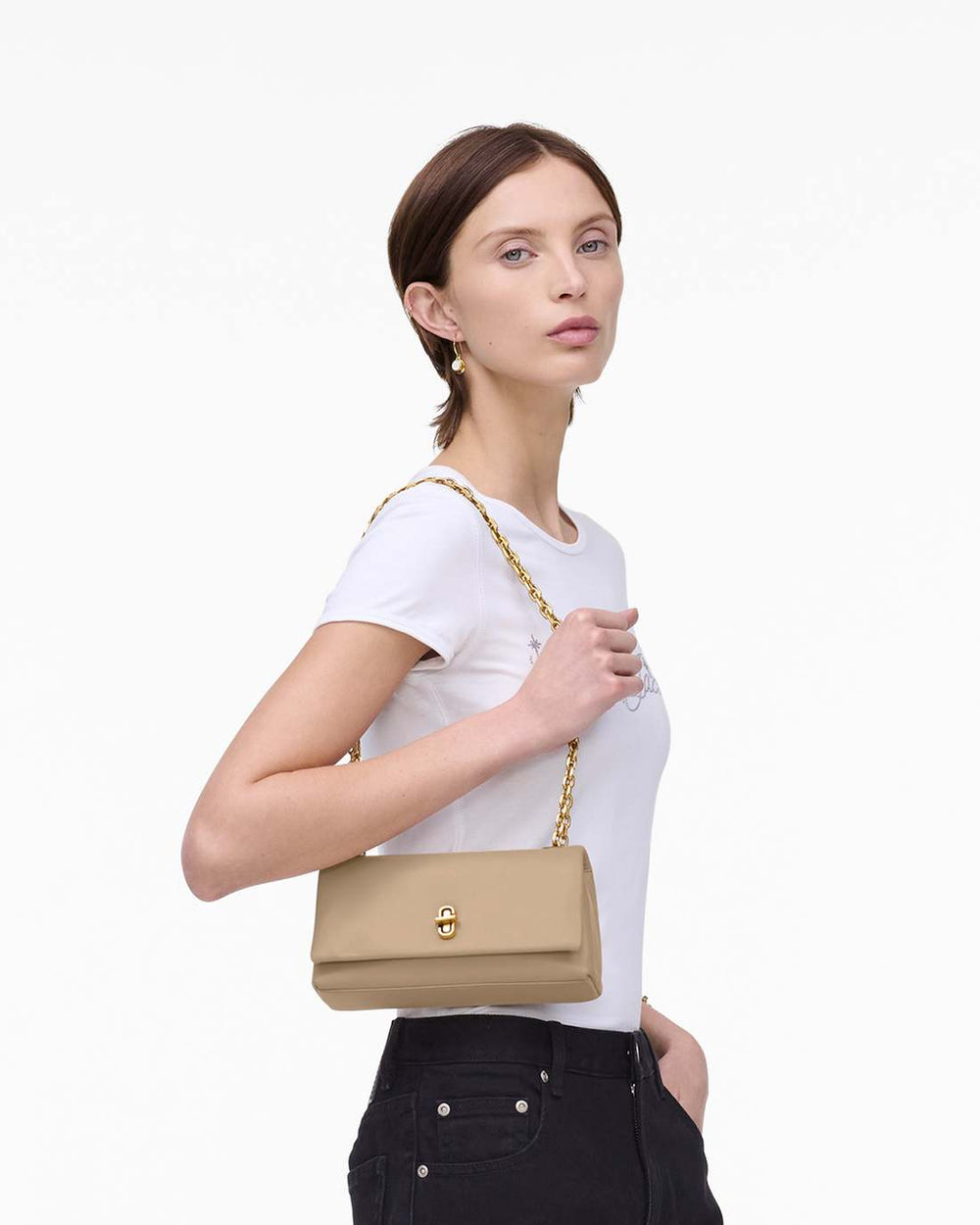 The Dual Chain Mini Bag Camel