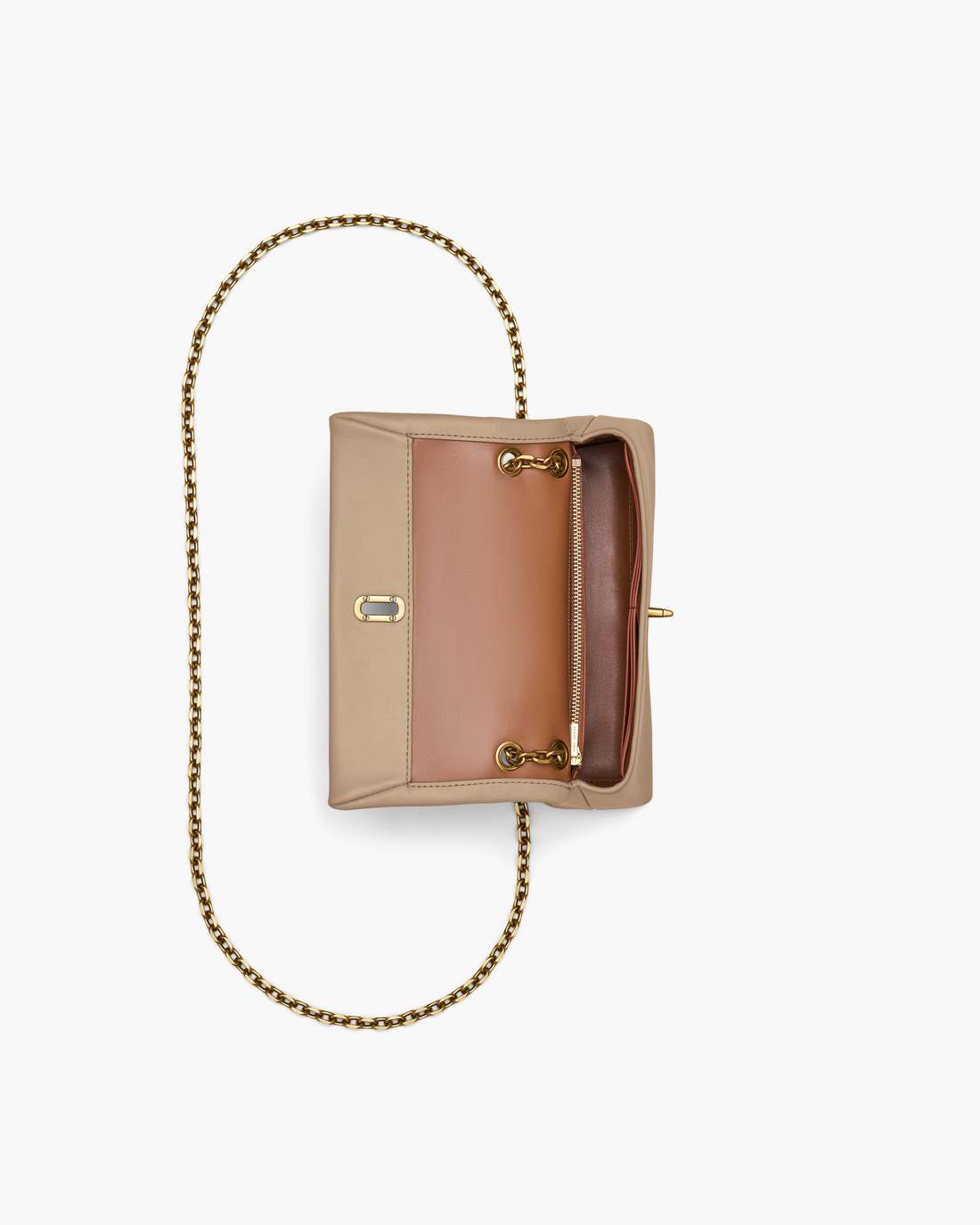 The Dual Chain Mini Bag Camel