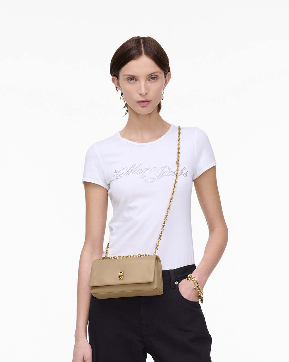 The Dual Chain Mini Bag Camel