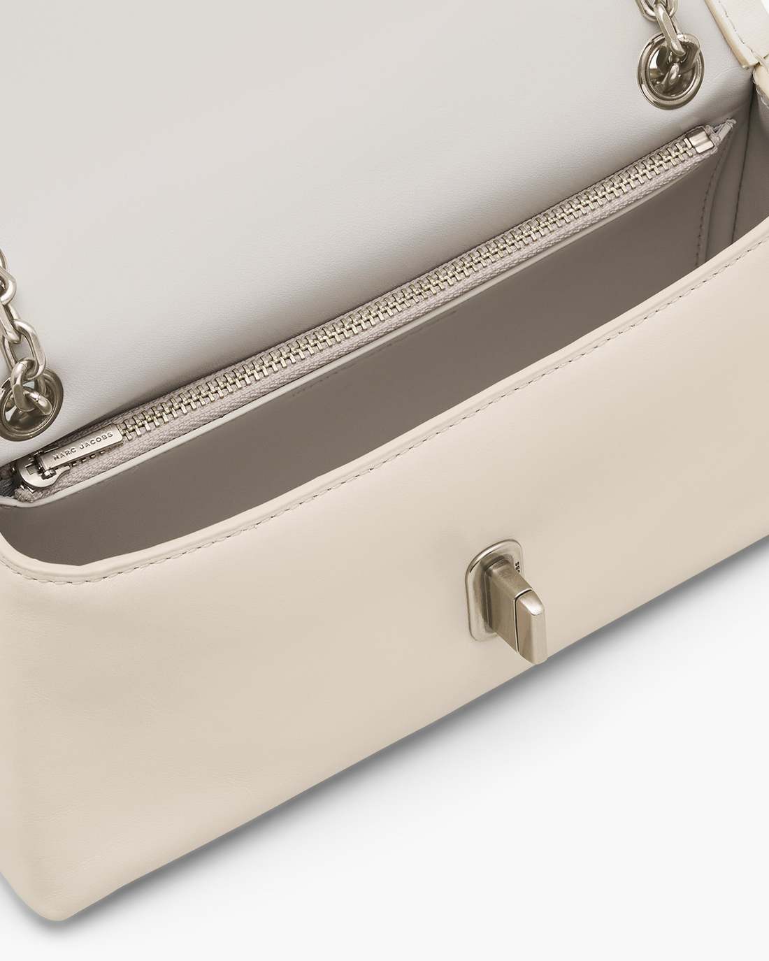 The Dual Chain Mini Bag Cloud White