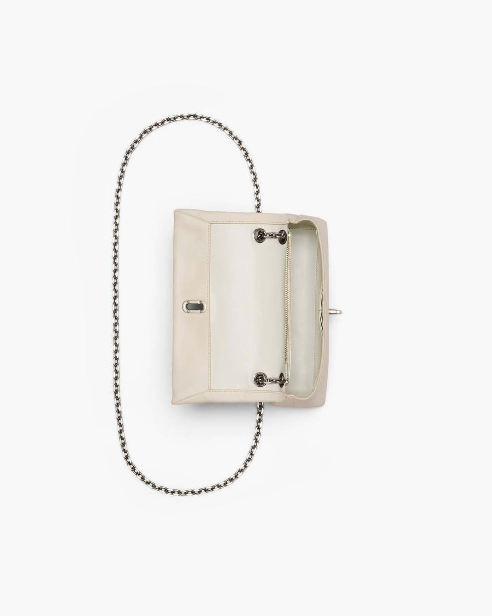 The Dual Chain Mini Bag Cloud White