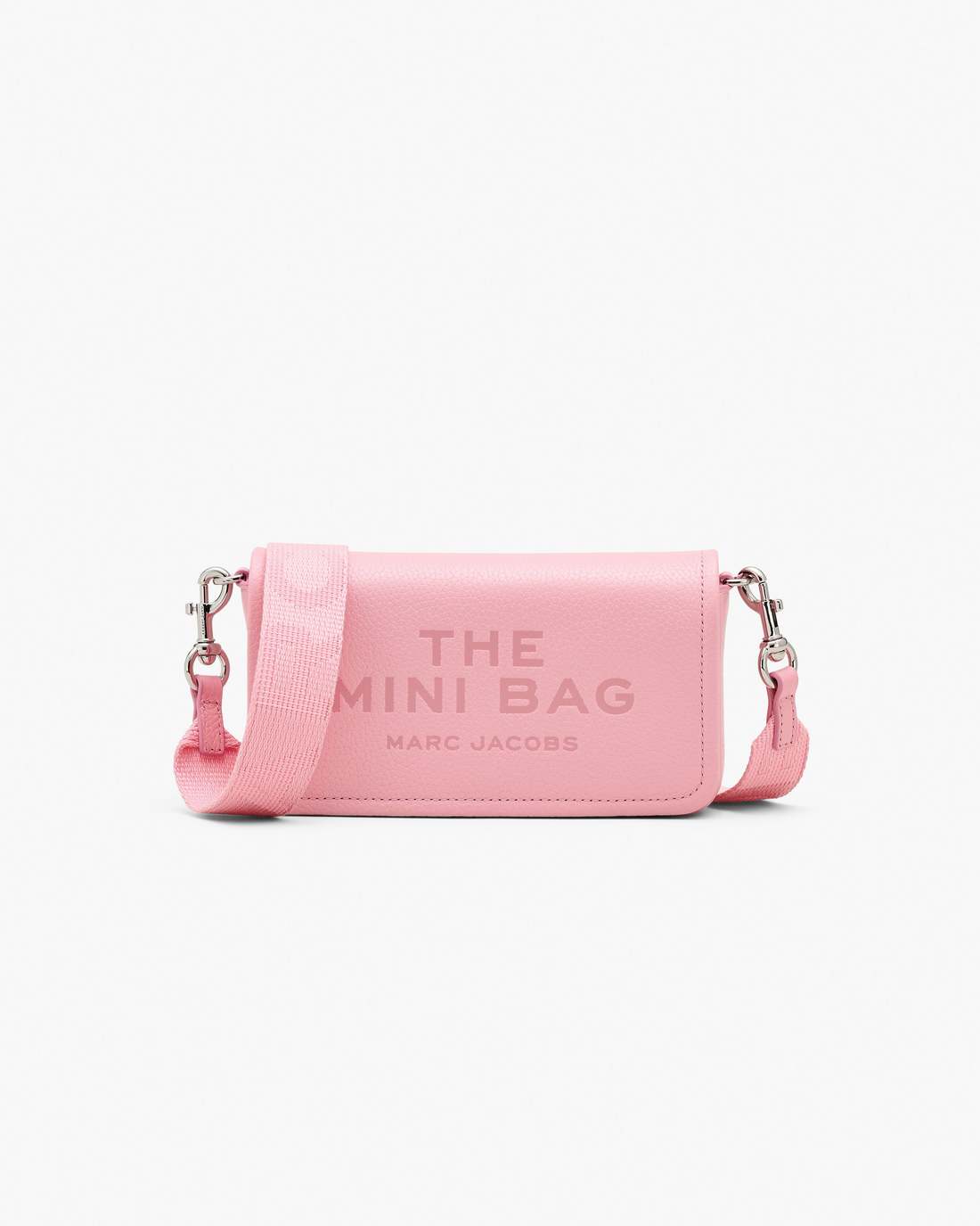 The Leather Mini Bag Ribbon Pink