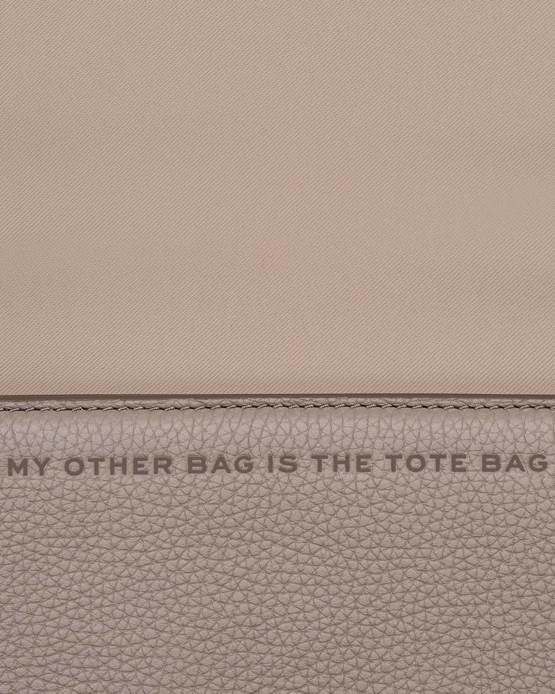 The Leather Mini Bag Cement