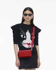 The Leather Mini Bag True Red