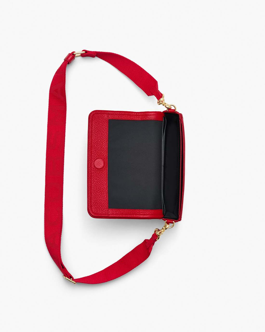 The Leather Mini Bag True Red