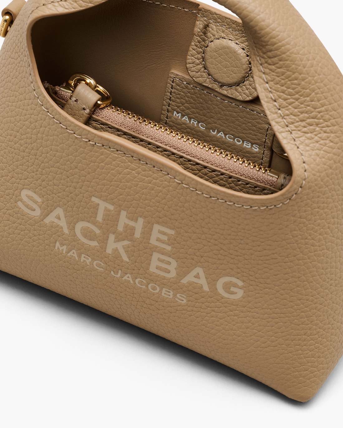 The Micro Crossbody Sack Bag Camel