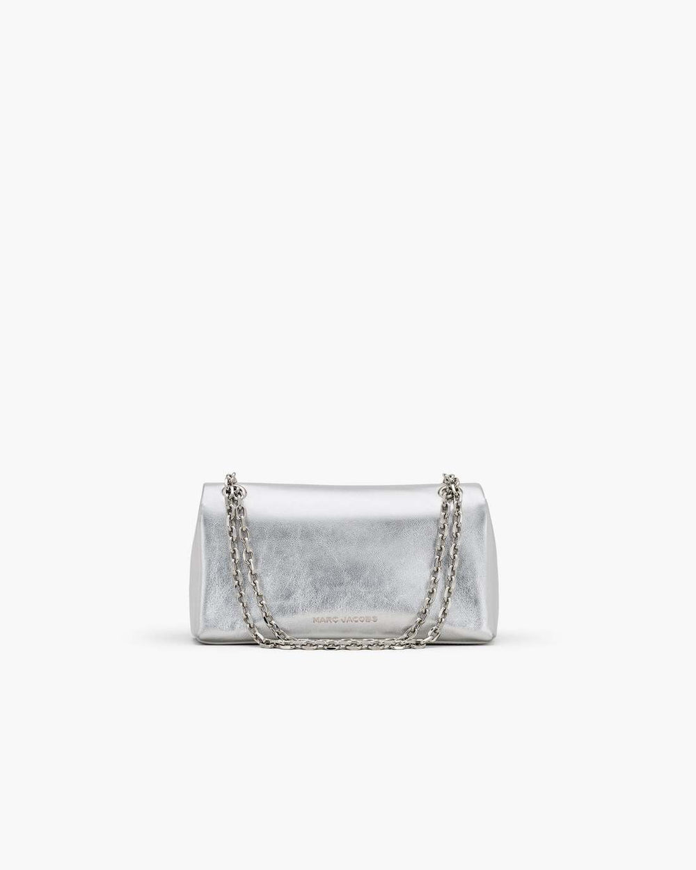 The Metallic Dual Chain Mini Bag Silver