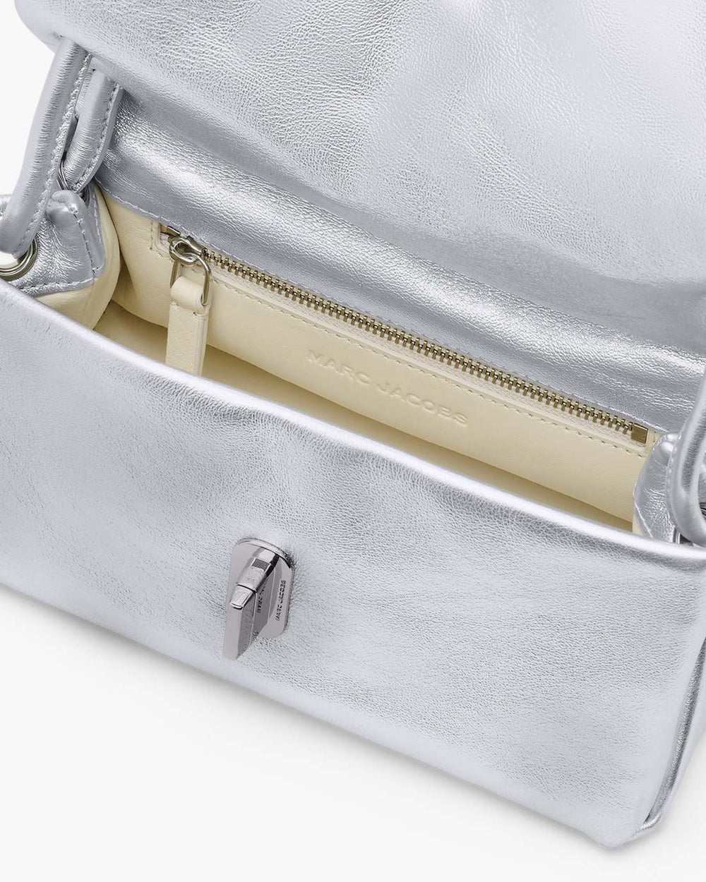 The Metallic Mini Dual Bag Silver