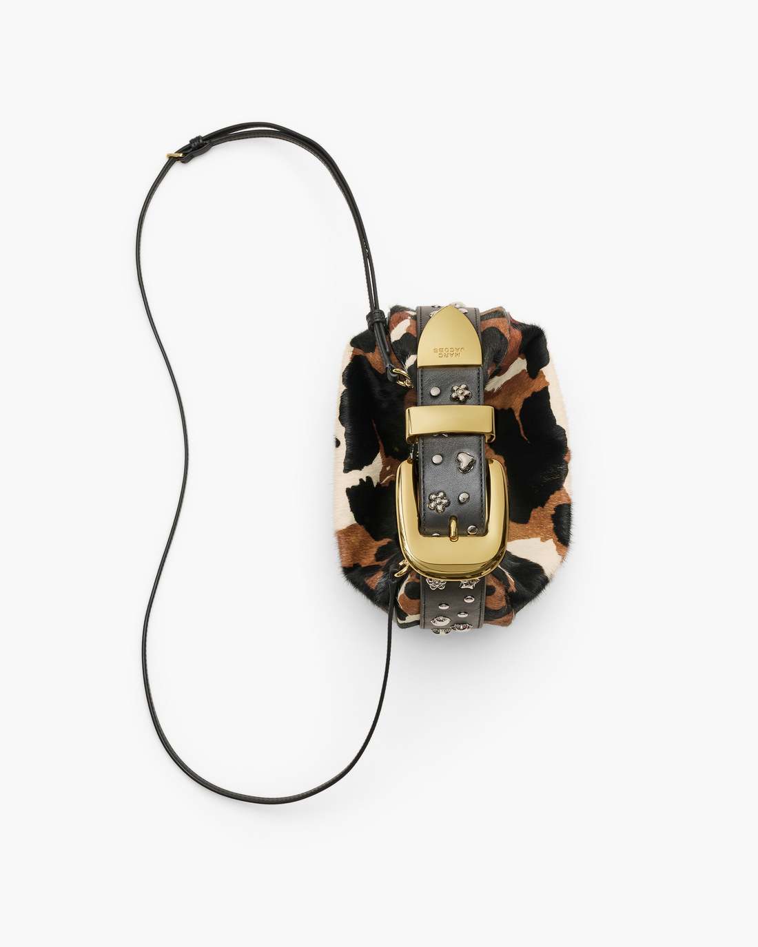 The Cow Haircalf Party Bag Mocha Multi