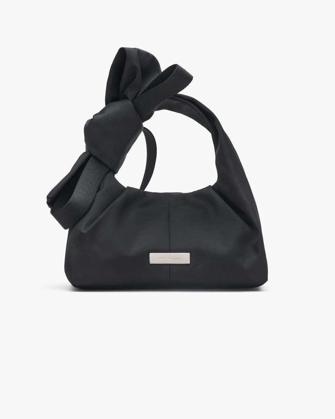 The Bow Nylon Mini Sack Bag Black
