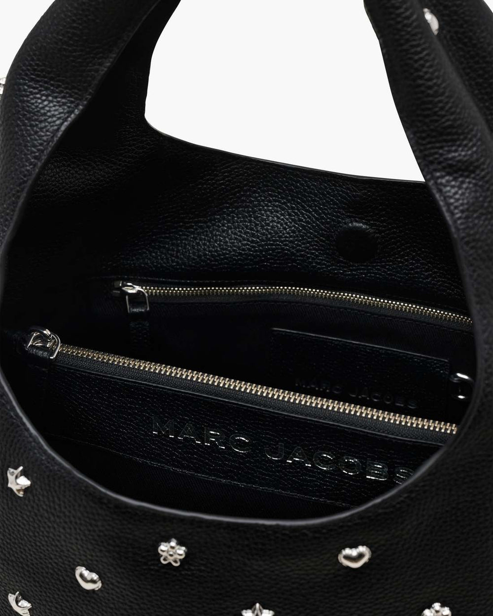 The Mini Icon Stud Sack Bag Black Multi