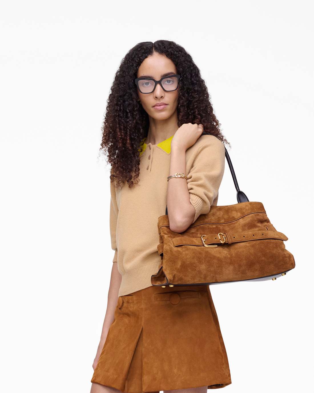 The Suede Dakota Satchel Copper