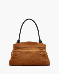 The Suede Dakota Satchel Copper