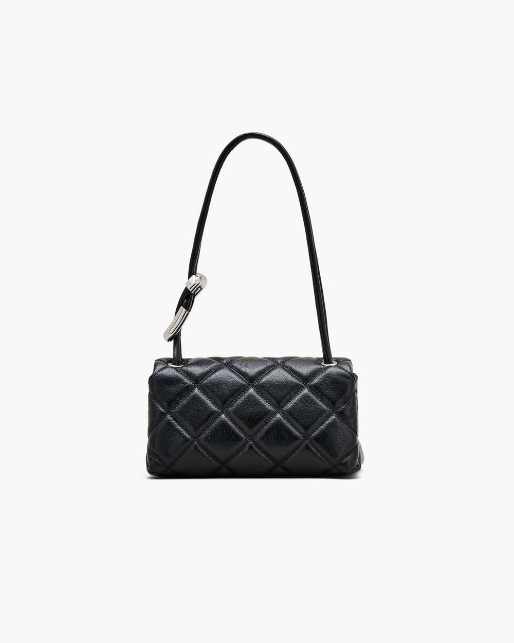 The Quilted Mini Dual Shoulder Bag Black