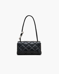 The Quilted Mini Dual Shoulder Bag Black