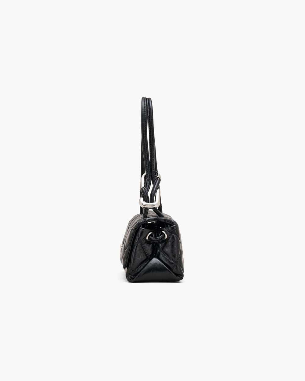 The Quilted Mini Dual Shoulder Bag Black