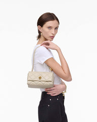The Quilted Mini Dual Shoulder Bag Cloud White