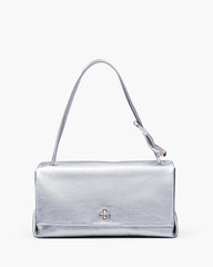The Metallic Large Dual Bag Silver