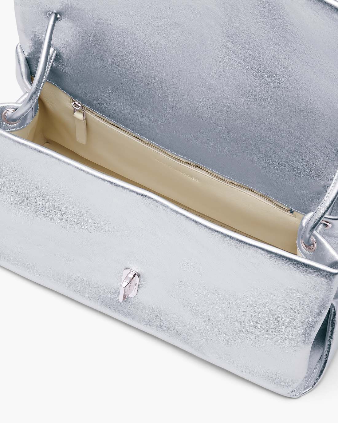 The Metallic Large Dual Bag Silver