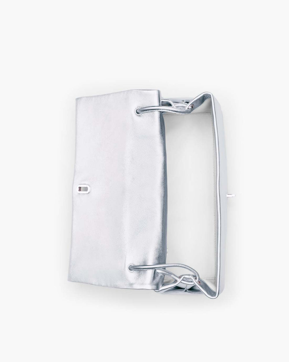 The Metallic Large Dual Bag Silver