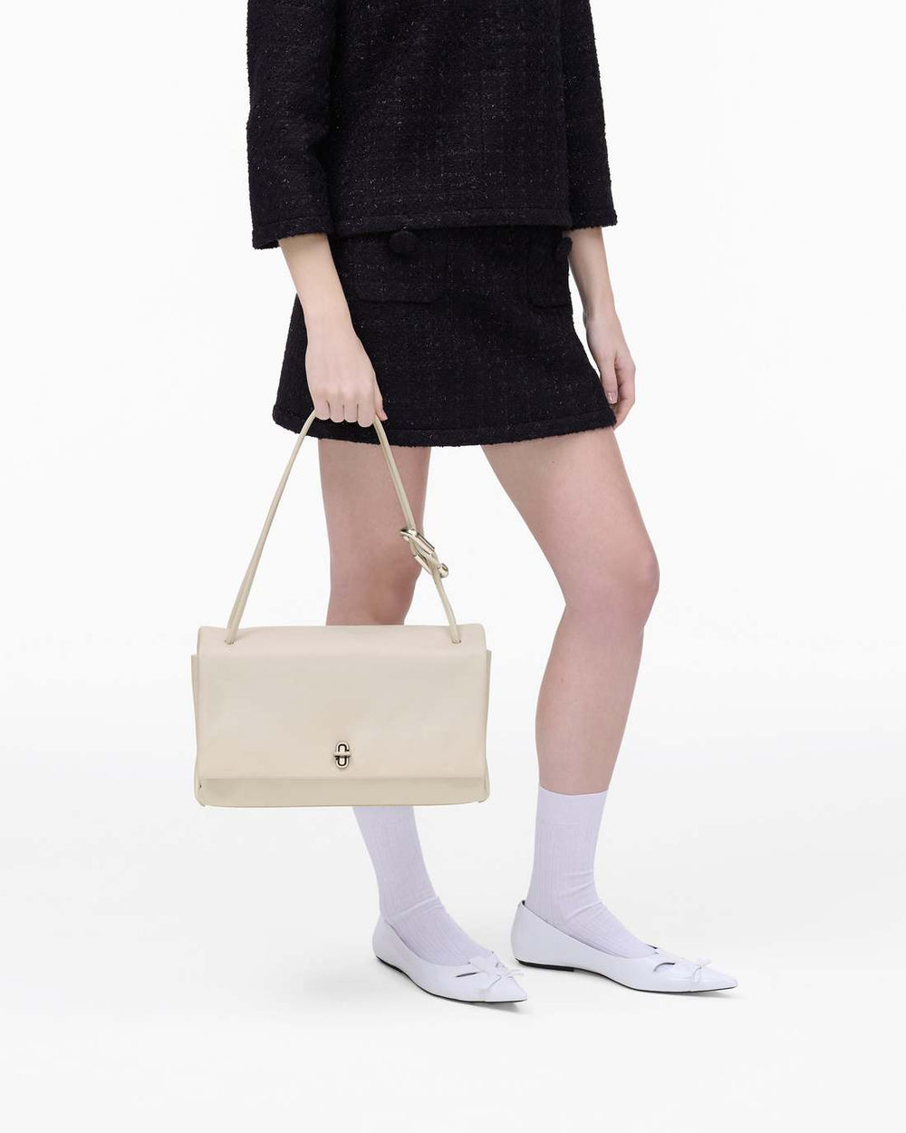 The Large Dual Bag Cloud White