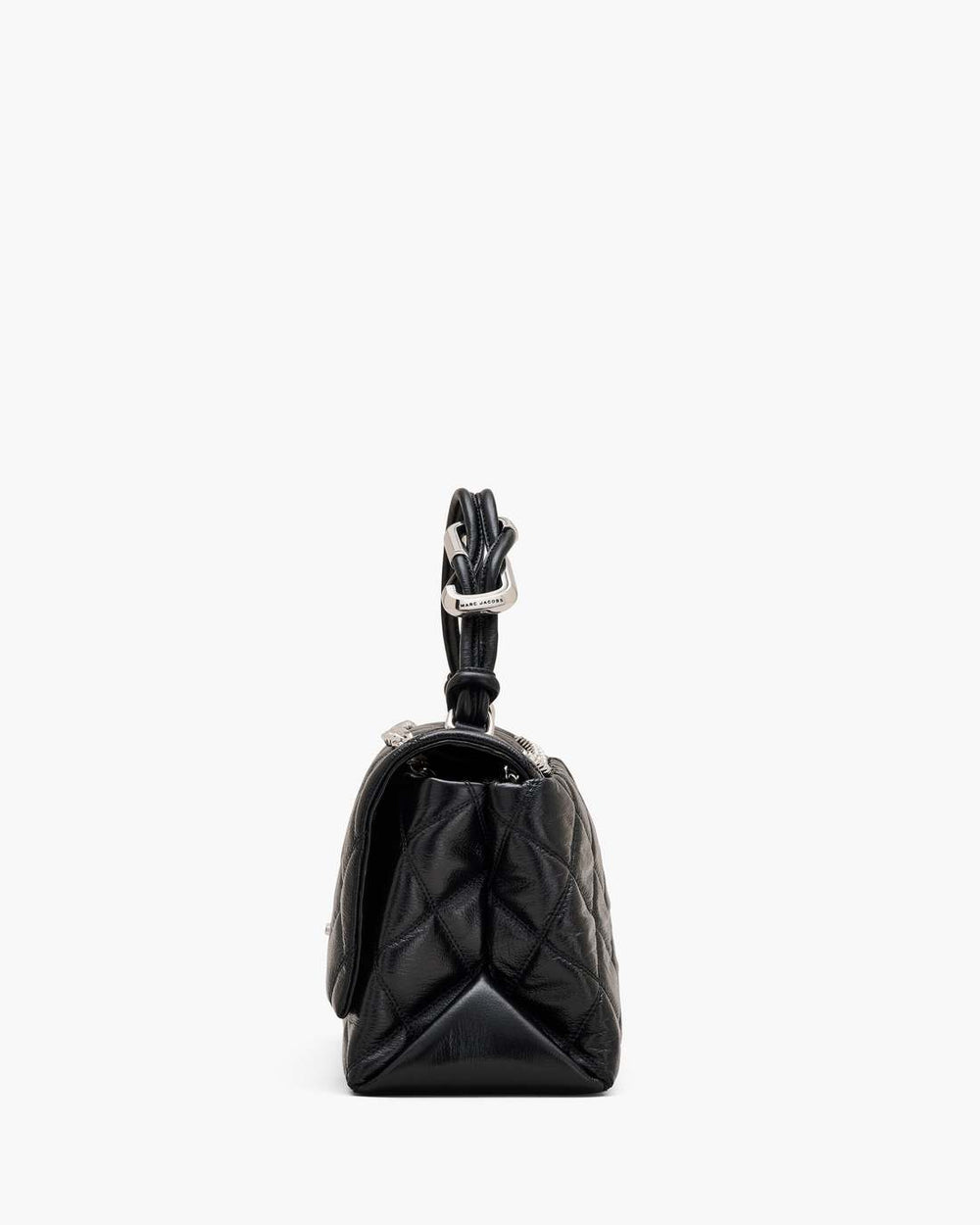 The Quilted Dual Convertible Shoulder Bag Black