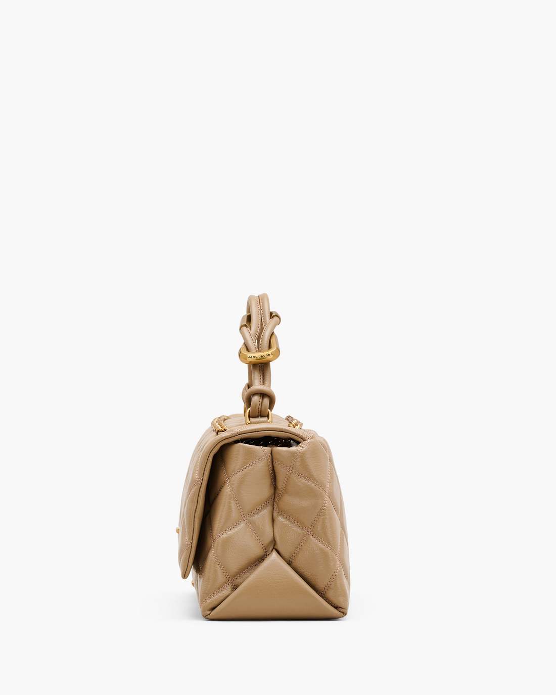 The Quilted Dual Convertible Shoulder Bag Camel