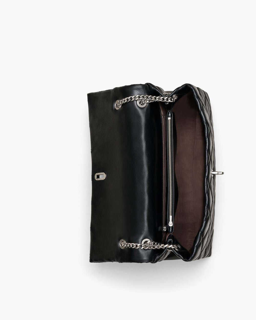 The Quilted XL Dual Convertible Shoulder Bag Black