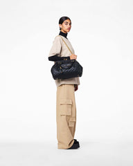 Re-Edition Quilted Leather Stam Bag Black