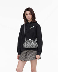 The Sequin Glam Small Clutch Silver