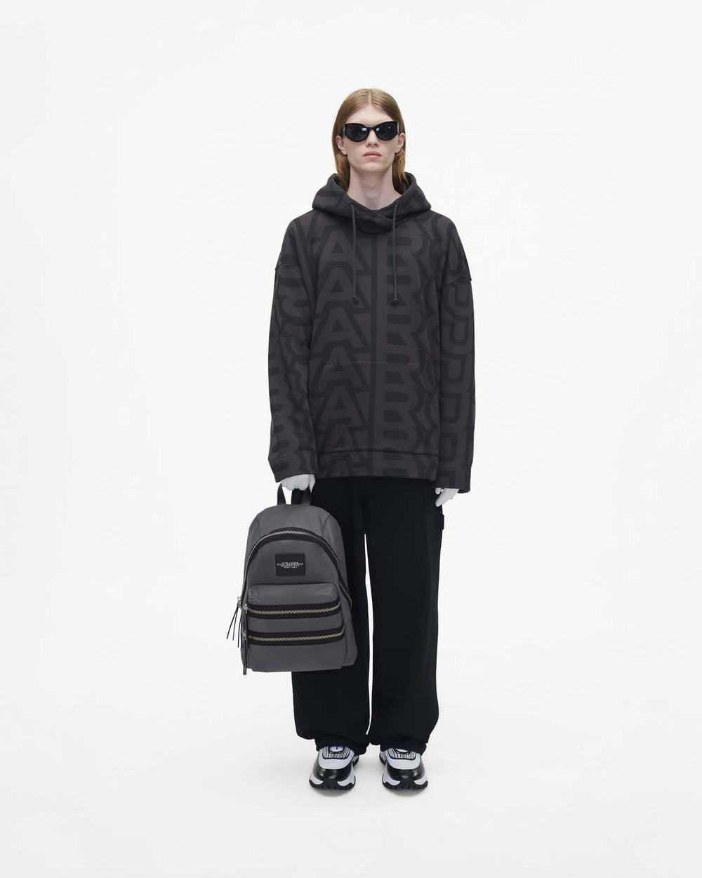 The Biker Nylon Large Backpack Dark Shadow