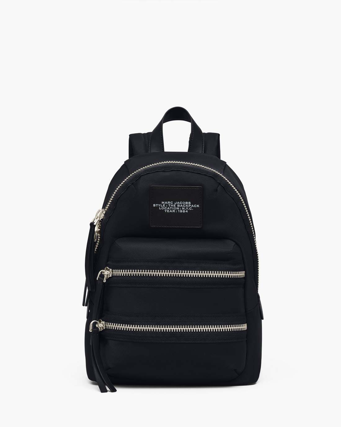 The Biker Nylon Medium Backpack Black