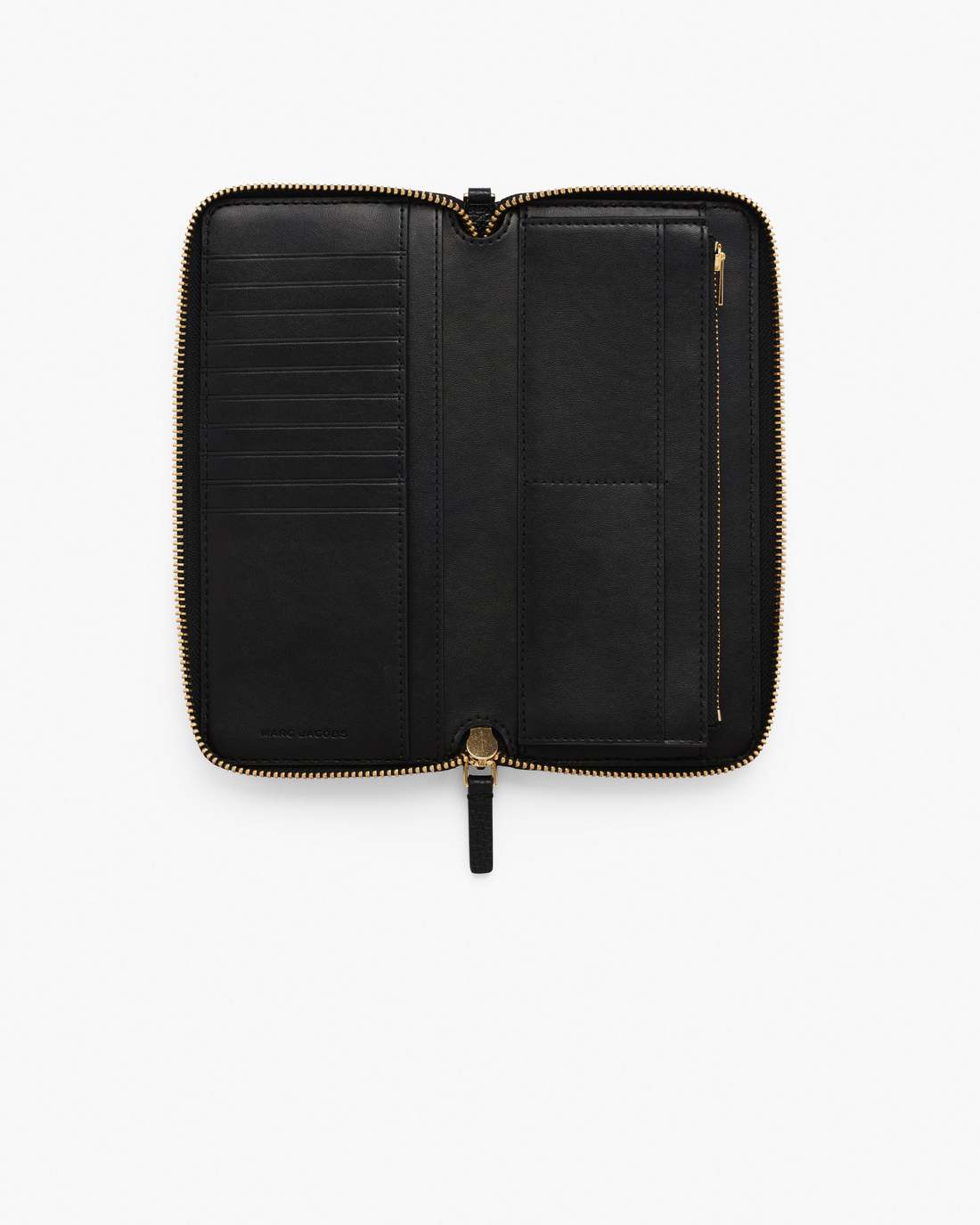 The Leather Continental Wallet Black