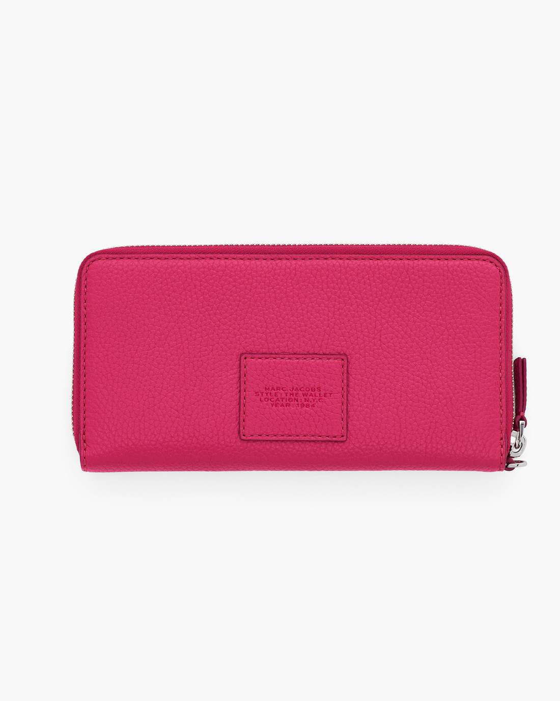 The Leather Continental Wallet Raspberry Pink